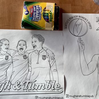 Rough & Tumble Pub - Super cute coloring pages :) - Pubs Near Me - Seattle, Washington