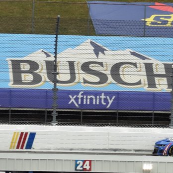 Martinsville Speedway - 10/22 view of cars in the backstretch - Race Tracks Near Me - Ridgeway, Virginia