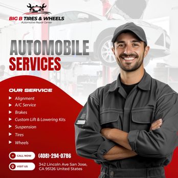 Big B Tires & Wheels - Tires Near Me - San Jose, California Big B Tires & Wheels - Tires Near Me - San Jose, California