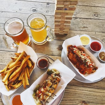Spritzenhaus 33 - Sausage and jenga, doesn't get much better! - German Near Me - Brooklyn, New York
