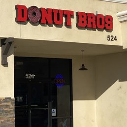 the front of a donut shop