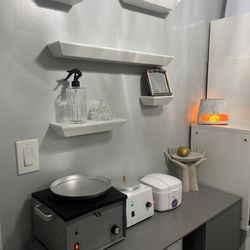 Elena G Beauty - Wax station inside treatment room