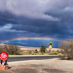 Desert Dancer - Always look for rainbows in the clouds