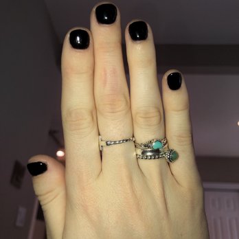 Boston's Nails & Spa - Dip - Black - Waxing Near Me - Boston, Massachusetts