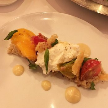 Stripsteak - Heirloom tomatoes salad with burrata - Steakhouses Near Me - Honolulu, Hawaii