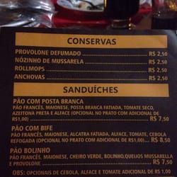 Pra Começar - Bar do Gildo - Cardápio