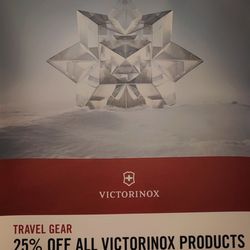 Touro Luggage - SAVE 25% OFF ALL VICTORINOX PRODUCTS, INCLUDING LUGGAGE AND BACKPACKS.
Sale Ends January 4 2026