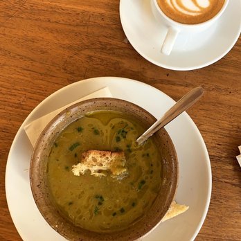 Zak The Baker - Broccoli soup Cappuccino - Kosher Near Me - Miami, Florida Zak The Baker - Broccoli soup Cappuccino - Kosher Near Me - Miami, Florida