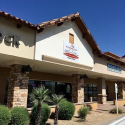 Reconnected Device Repair - Front of the business. In same location as the old Quick Mobile Repair Shop. Same address and suite number. In the  Bashas shopping center.