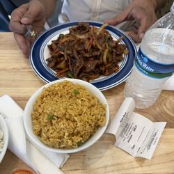 Asian Bowl - Mongolian beef, pepper steak, and hot &sour soup.  I enjoyed all the food, very generous portions.