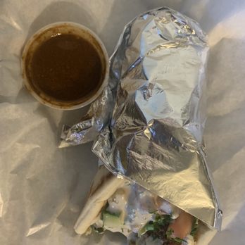 Almanqal Mediterranean Grill - 4. Falafel Wrap - Mediterranean Near Me - Seattle, Washington