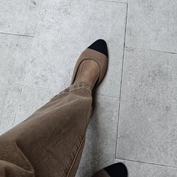Rothy's - Me wearing the shoes