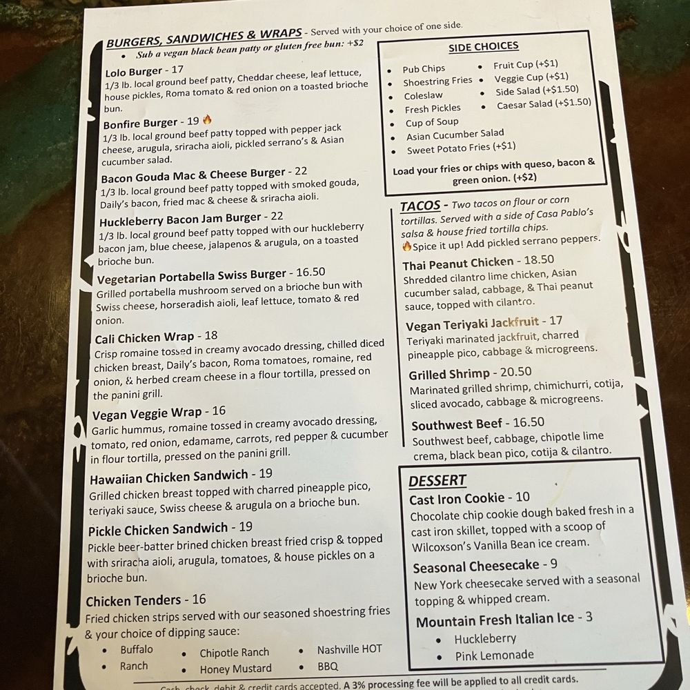 Lolo Peak Brewing - Menu back side - Breweries Near Me - Lolo, Montana Lolo Peak Brewing - Menu back side - Breweries Near Me - Lolo, Montana