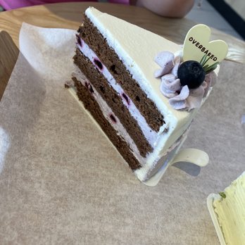 Overbaked - Chocolate cake with blueberries and fresh cream - Desserts Near Me - Newark, Delaware