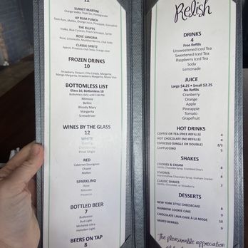 Relish - Drink menu - American Near Me - Kings Park, New York Relish - Drink menu - American Near Me - Kings Park, New York