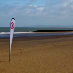Colwyn Bay Beach - Colwyn Bay beach looking towards Rhyl
