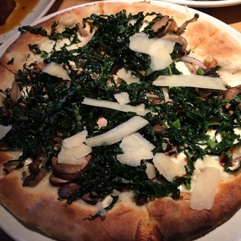 Fire + Wine - Mushroom and kale pizza - Tapas/Small Plates Near Me - Glen Ellyn, Illinois Fire + Wine - Mushroom and kale pizza - Tapas/Small Plates Near Me - Glen Ellyn, Illinois