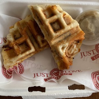 Just Love Coffee Cafe - McEwen - Egg, Cheese & Sausage Biscuit - Breakfast & Brunch Near Me - Franklin, Tennessee Just Love Coffee Cafe - McEwen - Egg, Cheese & Sausage Biscuit - Breakfast & Brunch Near Me - Franklin, Tennessee
