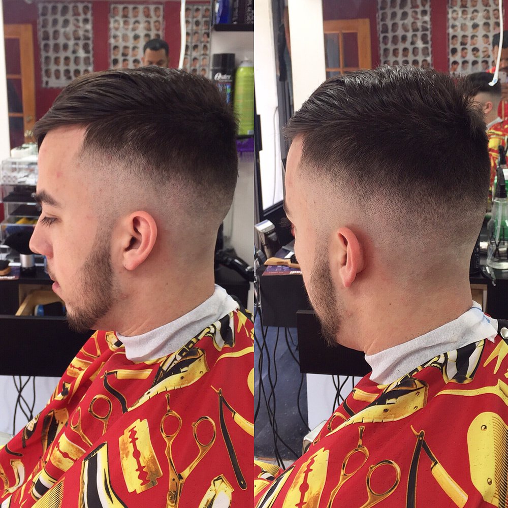High Skin Fade And Long Hair On Top Yelp