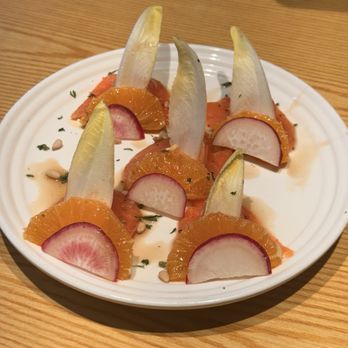 Tendon Kohaku - Salmon carpaccio - Japanese Near Me - Bellevue, Washington