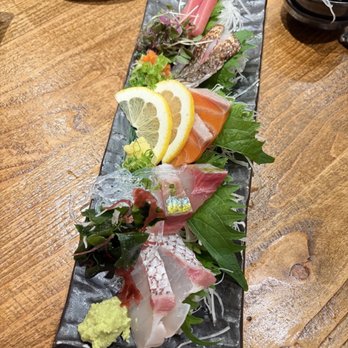 Kiraku - Sashimi (5 types) - Tapas/Small Plates Near Me - Berkeley, California Kiraku - Sashimi (5 types) - Tapas/Small Plates Near Me - Berkeley, California
