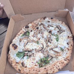 Testo Pizza - Mushroom Pizza with Ricotta and Truffle