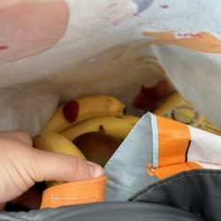 ALDI - Dumped my groceries everywhere and caused raspberries to be crushed and stained everything.