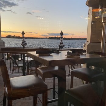 Di Prinzio's Kitchen - must be wonderful to sit on the patio with this view - Cocktail Bars Near Me - Clayton, New York