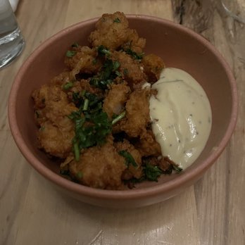 L'Oca d'Oro - Rock shrimp frito - Italian Near Me - Austin, Texas