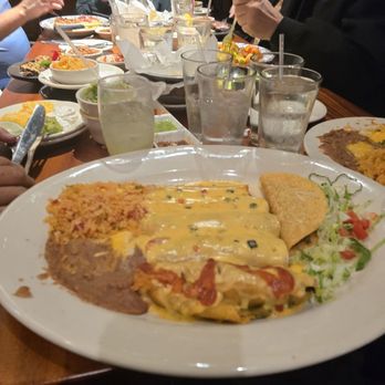 Abuelo's Mexican Restaurant - Plate with a little bit of everything. - Mexican Near Me - Fort Worth, Texas