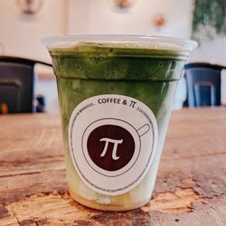 Coffee & π - Matcha Latte with White Chocolate