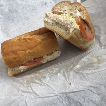 Unplugged Eatery - you won't be hungry after this tuna sandwich! Made with albacore tuna on a fresh baguette ! - Cafes Near Me - Encino, California Unplugged Eatery - you won't be hungry after this tuna sandwich! Made with albacore tuna on a fresh baguette ! - Cafes Near Me - Encino, California
