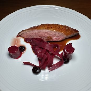The Foundry - Duck with beets and port au jus - New American Near Me - Hartford, Connecticut