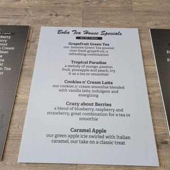 Boba Tea House - Specials menu - Coffee & Tea Near Me - Northridge, California Boba Tea House - Specials menu - Coffee & Tea Near Me - Northridge, California