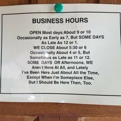 Rekless Barbershop - Hours of operation