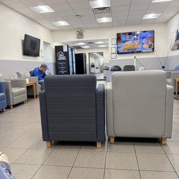 Waiting room area with free coffee (not shown in this pic) Waiting room area with free coffee (not shown in this pic)