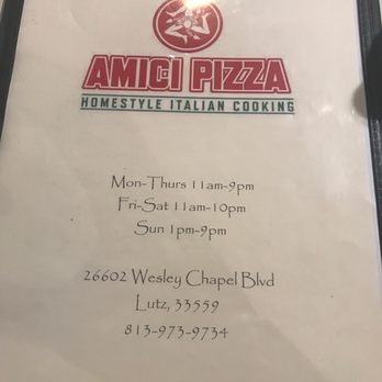 Amici Pizza - Pizza Near Me - Lutz, Florida