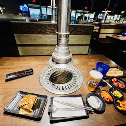 Top Korean BBQ - The Table Set-Up