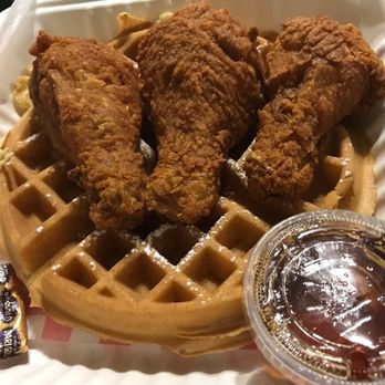 Halal Fried Chicken - Waffle and 3 Legs $12.99 - Burgers Near Me - Sacramento, California