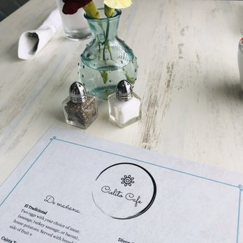Cielito Cafe - Menu and inside of cafe - Breakfast & Brunch Near Me - Houston, Texas