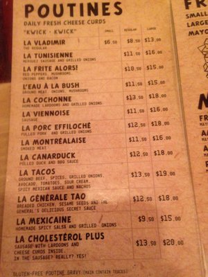 Menu photo 3 Frite Alors Montreal, QC