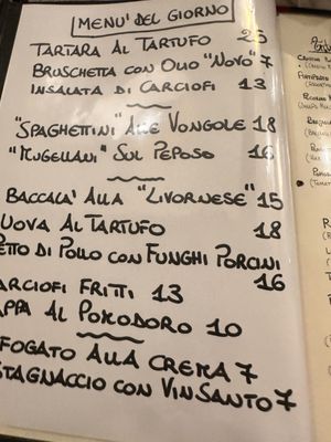 Menu photo 5 Trattoria Marione Florence, FI Menu photo 5 Trattoria Marione Florence, FI