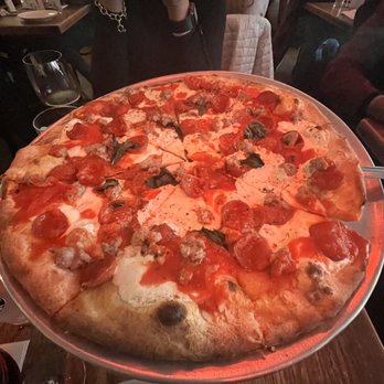 Juliana's - Pepperoni and sausage pizza - Pizza Near Me - Brooklyn, New York