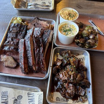 SMKD BBQ - Spread: pork & beef ribs, burnt ends, brisket, sides - American Near Me - Henderson, Nevada SMKD BBQ - Spread: pork & beef ribs, burnt ends, brisket, sides - American Near Me - Henderson, Nevada