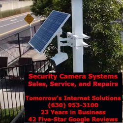 Tomorrow's Internet Solutions - Solar Security Camera with a cellular uplink