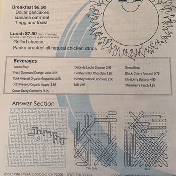 Shorehouse Kitchen - Kids menu - Breakfast & Brunch Near Me - Carlsbad, California