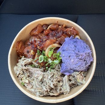 Unreal Poke - Kalua pig and premium hot shoyu poke bowl with 'uala mash - Pop-Up Restaurants Near Me - Arcadia, California Unreal Poke - Kalua pig and premium hot shoyu poke bowl with 'uala mash - Pop-Up Restaurants Near Me - Arcadia, California