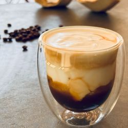 Izola - Iced Coconut Cream Latte: espresso with condensed coconut milk and topped with the most luxurious version of coconut cold foam. Luxurious!