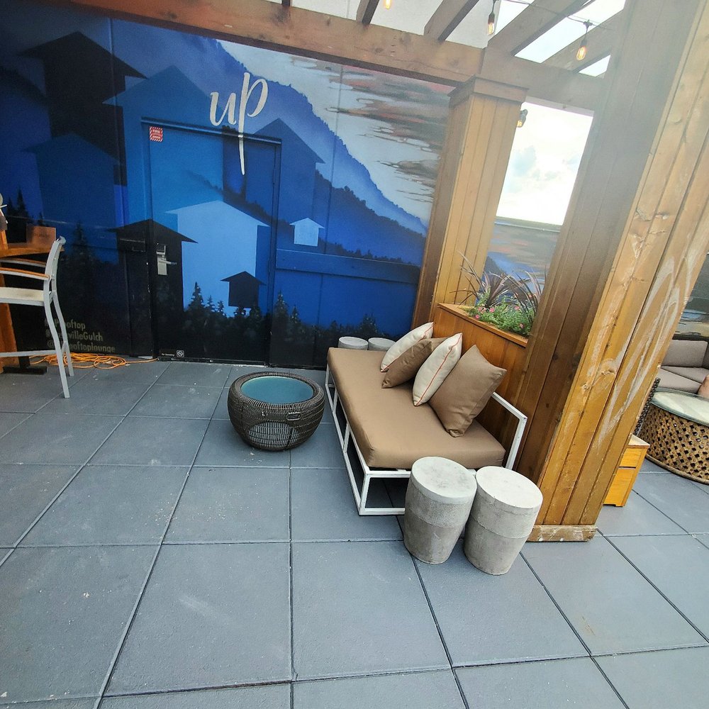 Up Rooftop Table and Tavern - Outside patio - Lounges Near Me - Nashville, Tennessee Up Rooftop Table and Tavern - Outside patio - Lounges Near Me - Nashville, Tennessee