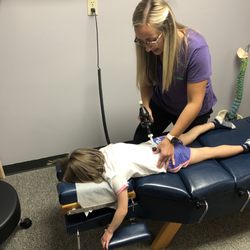 Restore Family Chiropractic - Dr. Kristin adjusting my daughter Miley